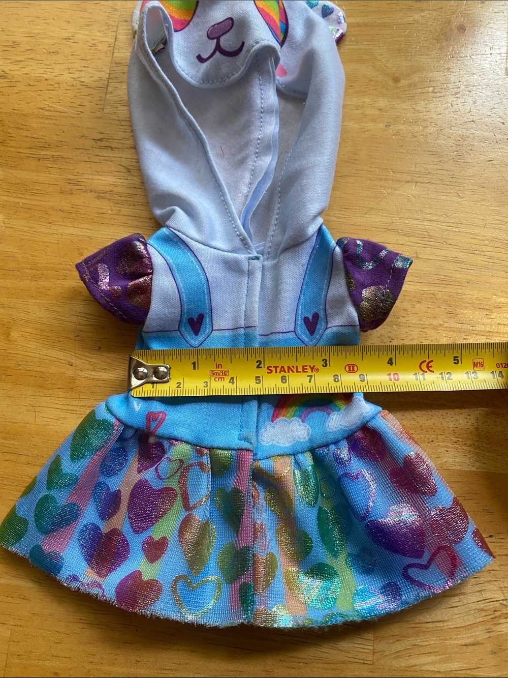 Baby Alive Tinycorns Replacement Kitty Cat Unicorn Dress - Picture 3 of 6